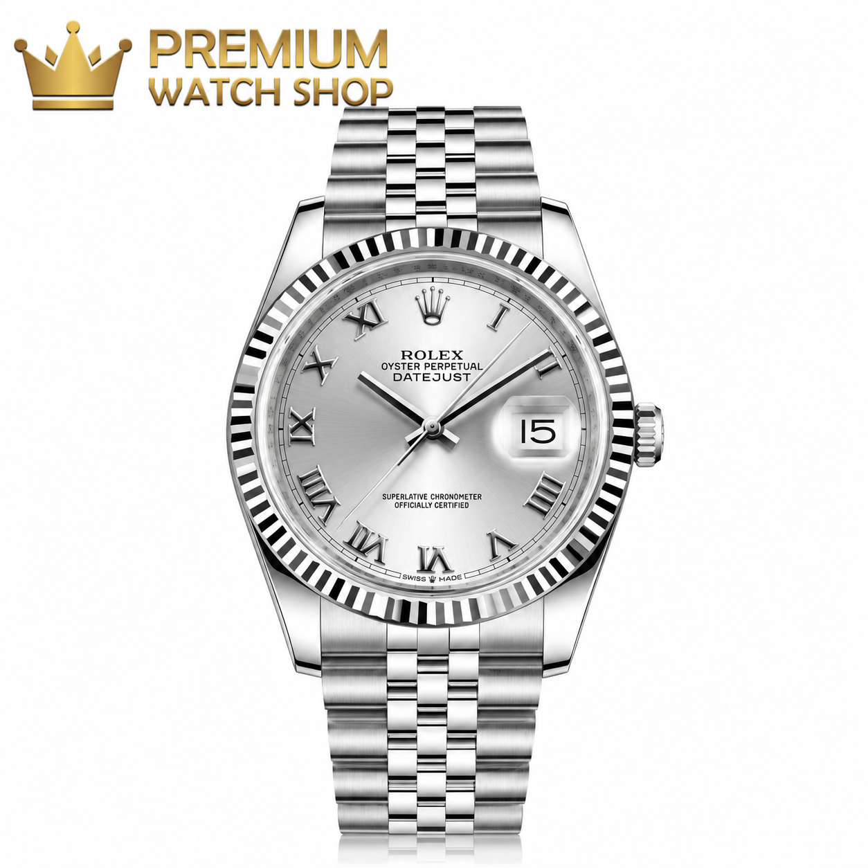 Buy Rolex 116234 Steel & White Gold Silver Watch Online