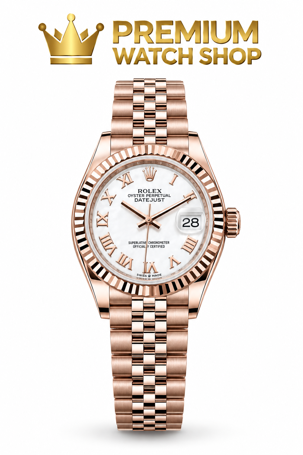 Buy Rolex Lady-Datejust 279175-0022 White Roman Dial Online