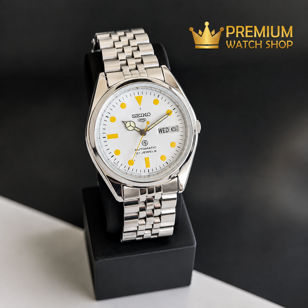 Buy Seiko-5 Slim Caseback Jubilee Watch Online