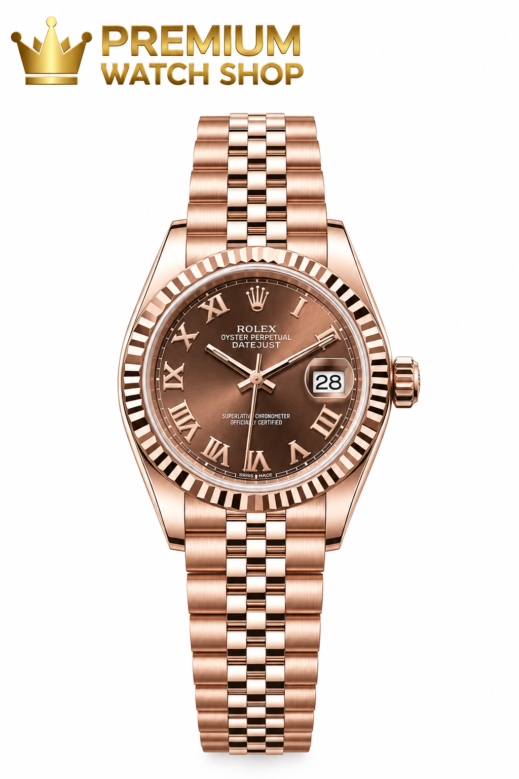 Buy Rolex Lady-Datejust 279175-0015 Chocolate Gold Online