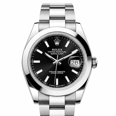 Buy Rolex Datejust Steel White Black Dial Watch Online