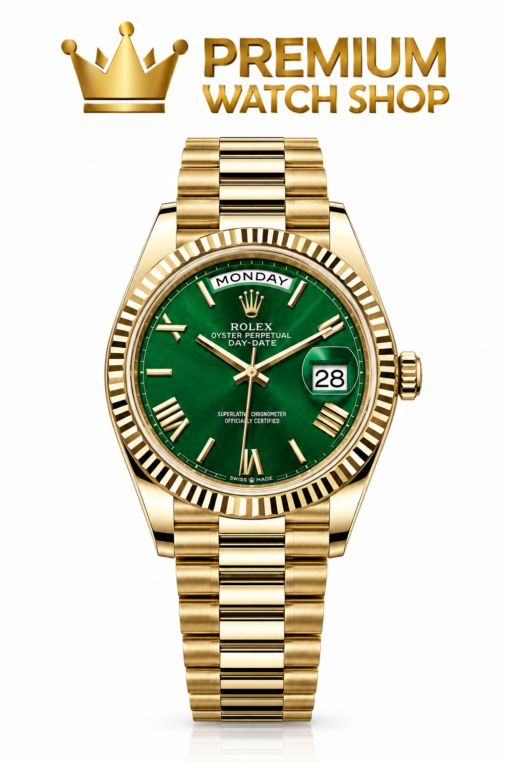 Buy Rolex Day-Date 40 Golden Watch Online