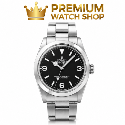 Buy Rolex Explorer 1016 Black Dial Stainless Steel Watch Online