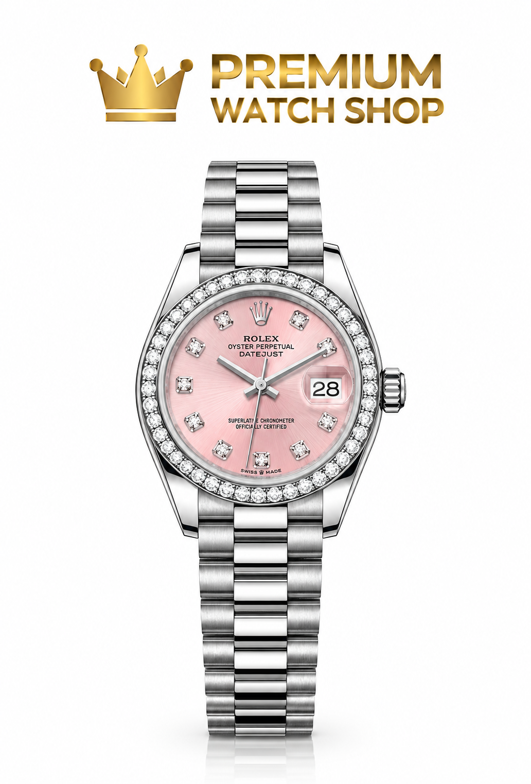 Buy Rolex Lady 279139RBR-0012 Pink Roman Dial Online