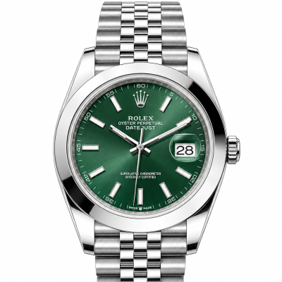 Buy Rolex Datejust-41 Green Dial Watch Online