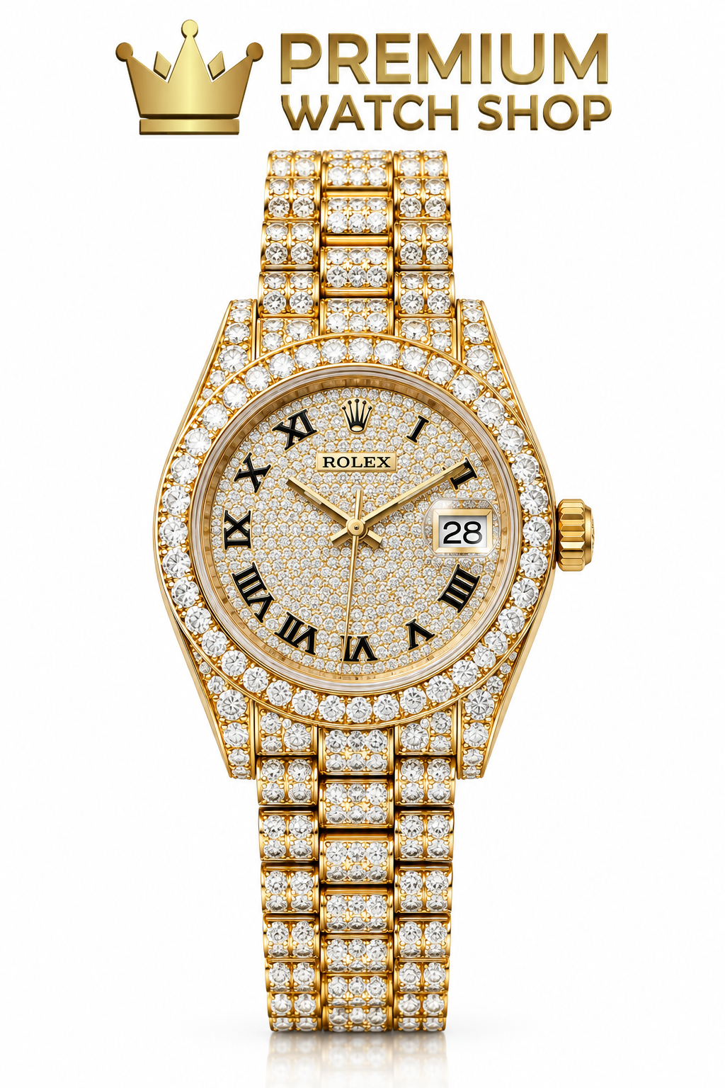 Buy Rolex Lady-Datejust Diamond-Paved Dial Online