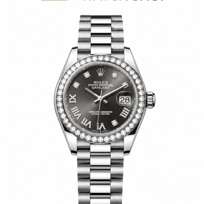 Buy Rolex Lady-Datejust 279139RBR-0010 Dark Grey Dial Online