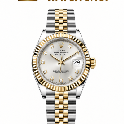 Buy Rolex Lady-Datejust Silver Diamond Dial Yellow Online